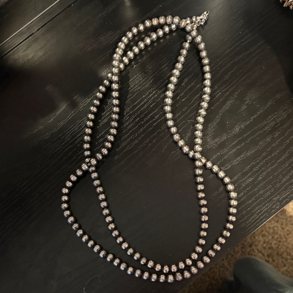 Long strand Navajo Pearl Necklace - Women's Jewelry
